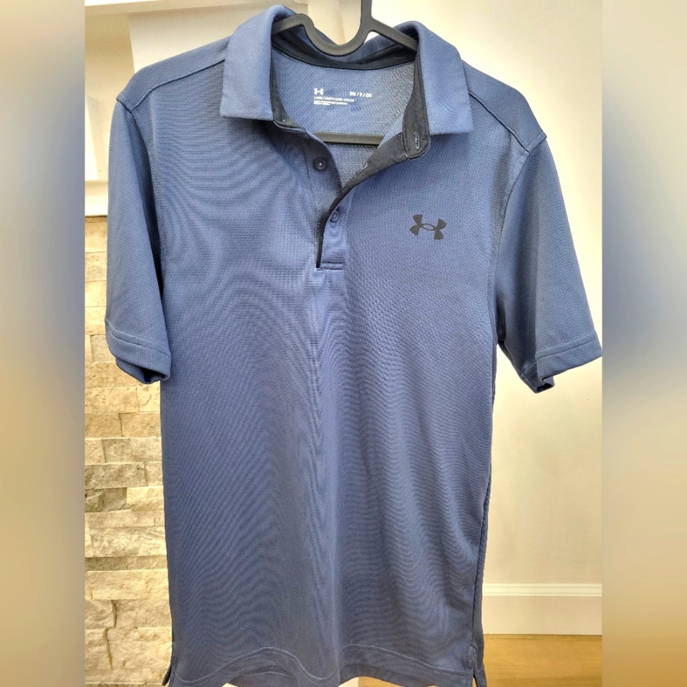 Under Armour Men's Blue Polo Shirt